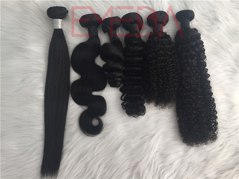 Hot Sale Deep  Curl Virgin Human Hair  Cuticle Aligned hair bundles hair weft YL251